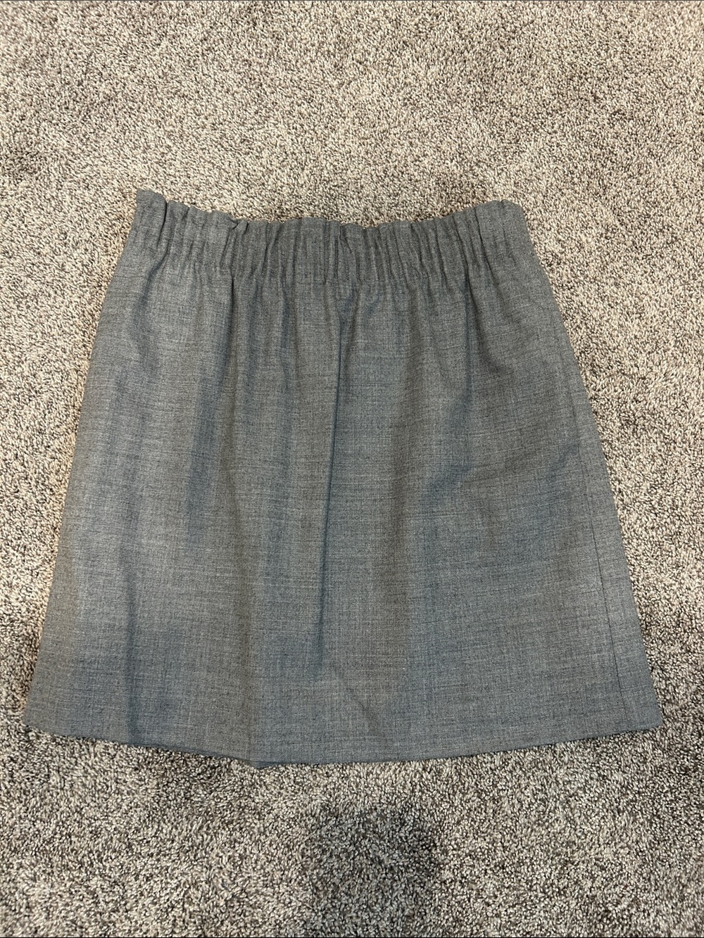 J Crew gray Elastic-Waist Women’s Skirt - Classic Office Style size 4